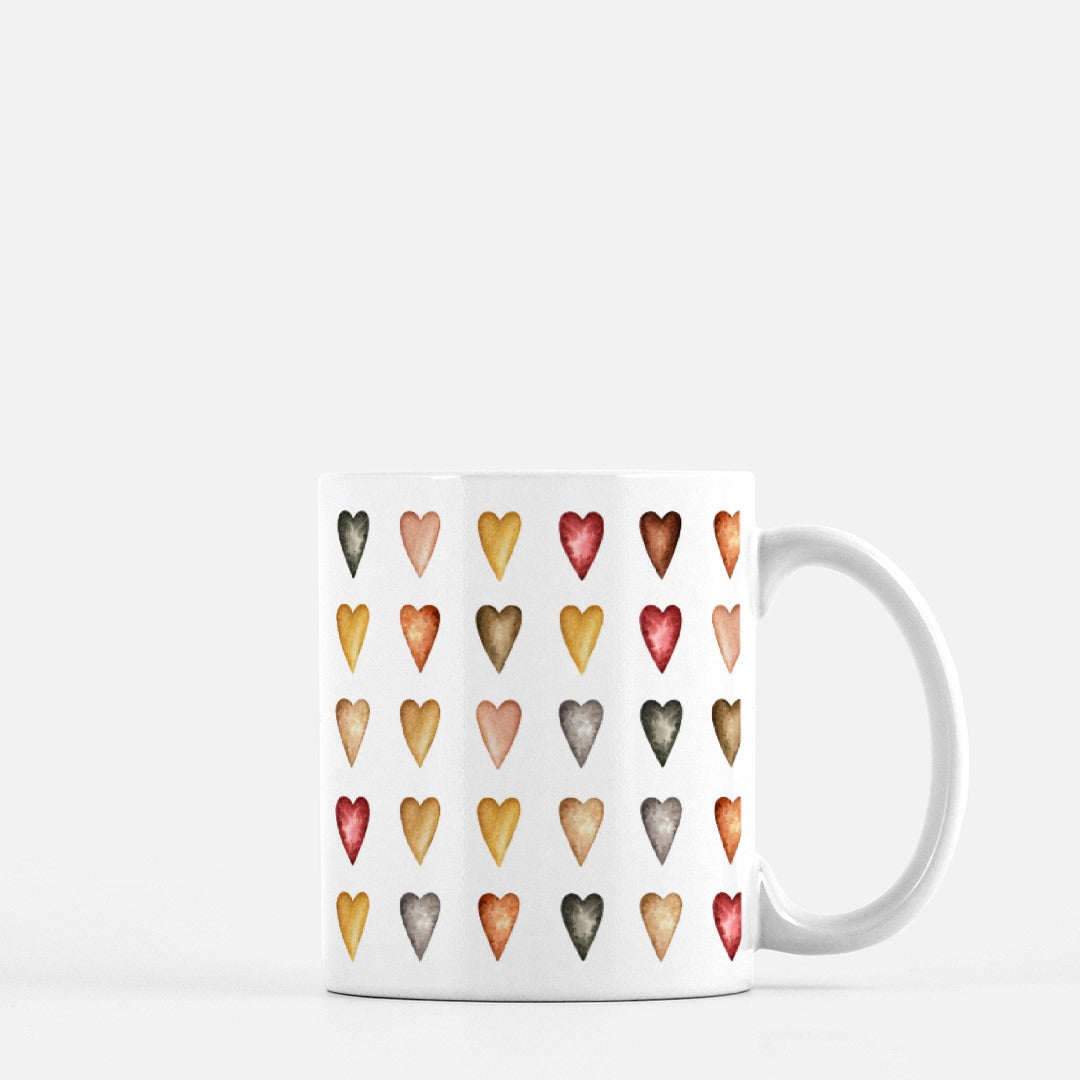 Boho Hearts 1 Mug 11oz.