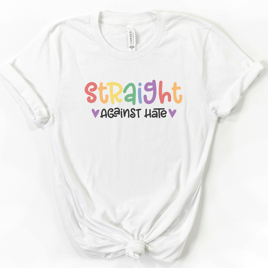 Straight Against Hate Women's Tee Sizes S-2XL