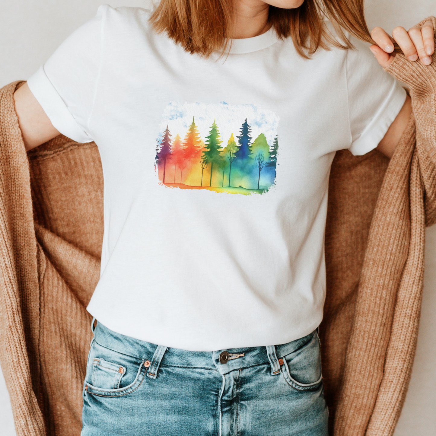 Forest Rainbow Women's Tee Sizes S-2XL