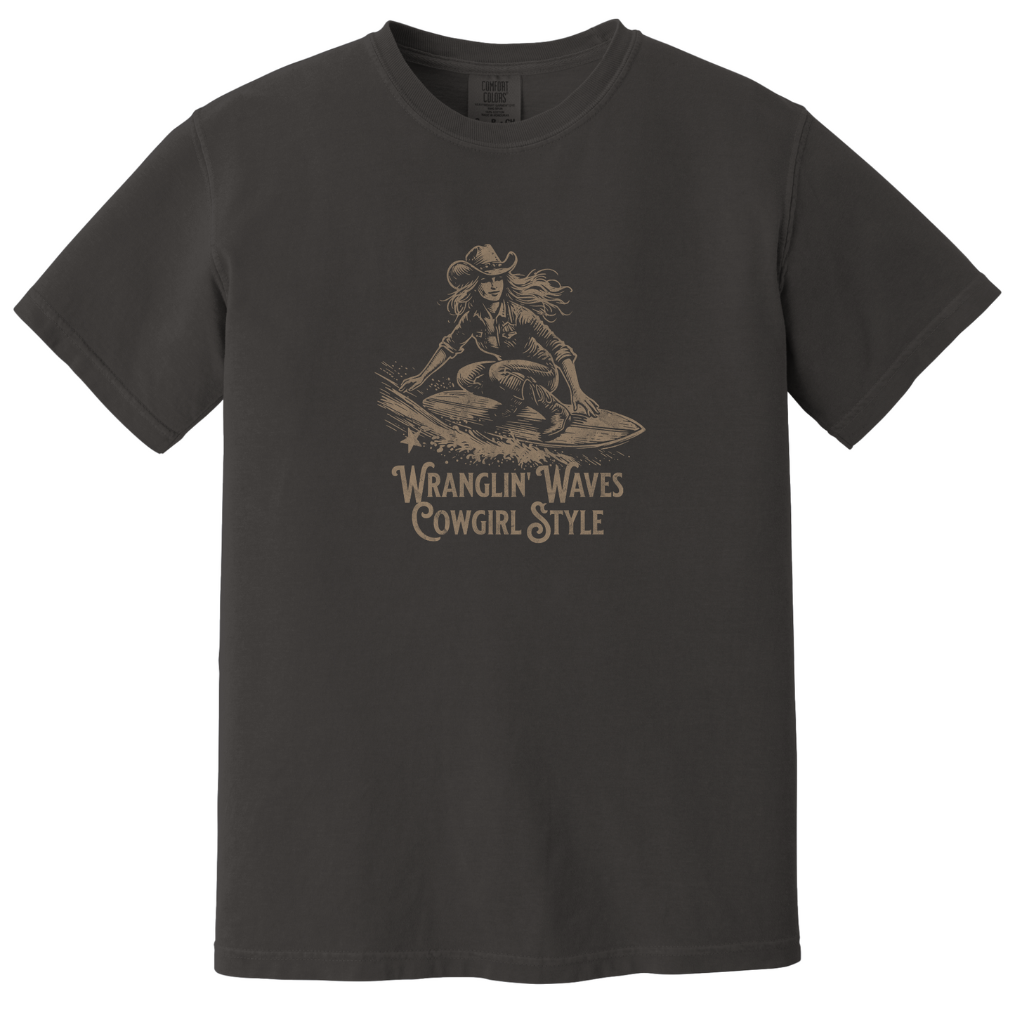 Ocean Inspired Coastal Cowgirl Comfort Colors T-Shirt Sizes S-3X