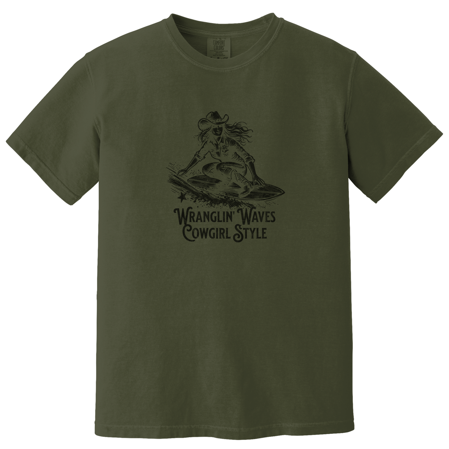 Ocean Inspired Coastal Cowgirl Comfort Colors T-Shirt Sizes S-3X