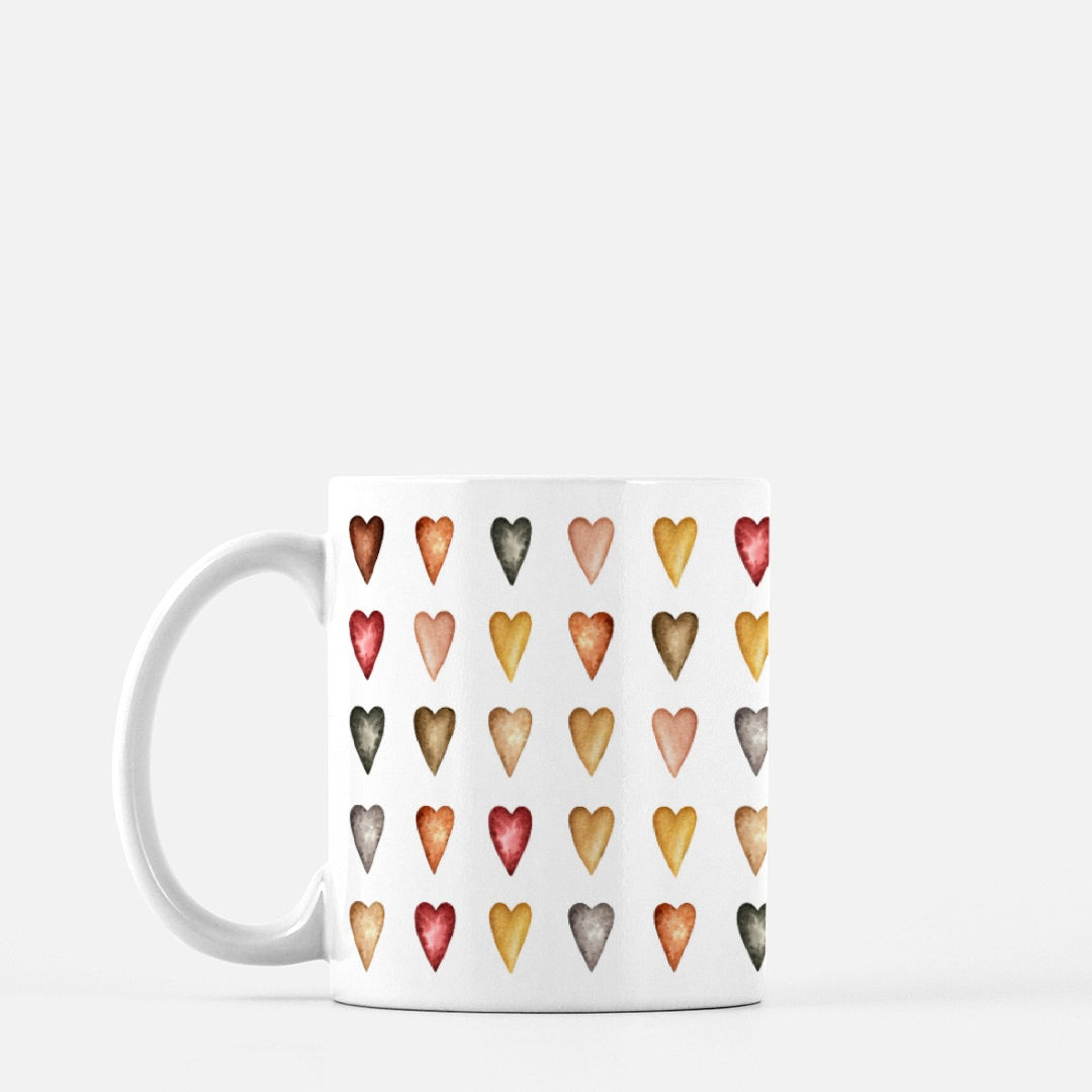 Boho Hearts 1 Mug 11oz.