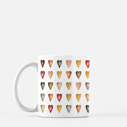 Boho Hearts 1 Mug 11oz.