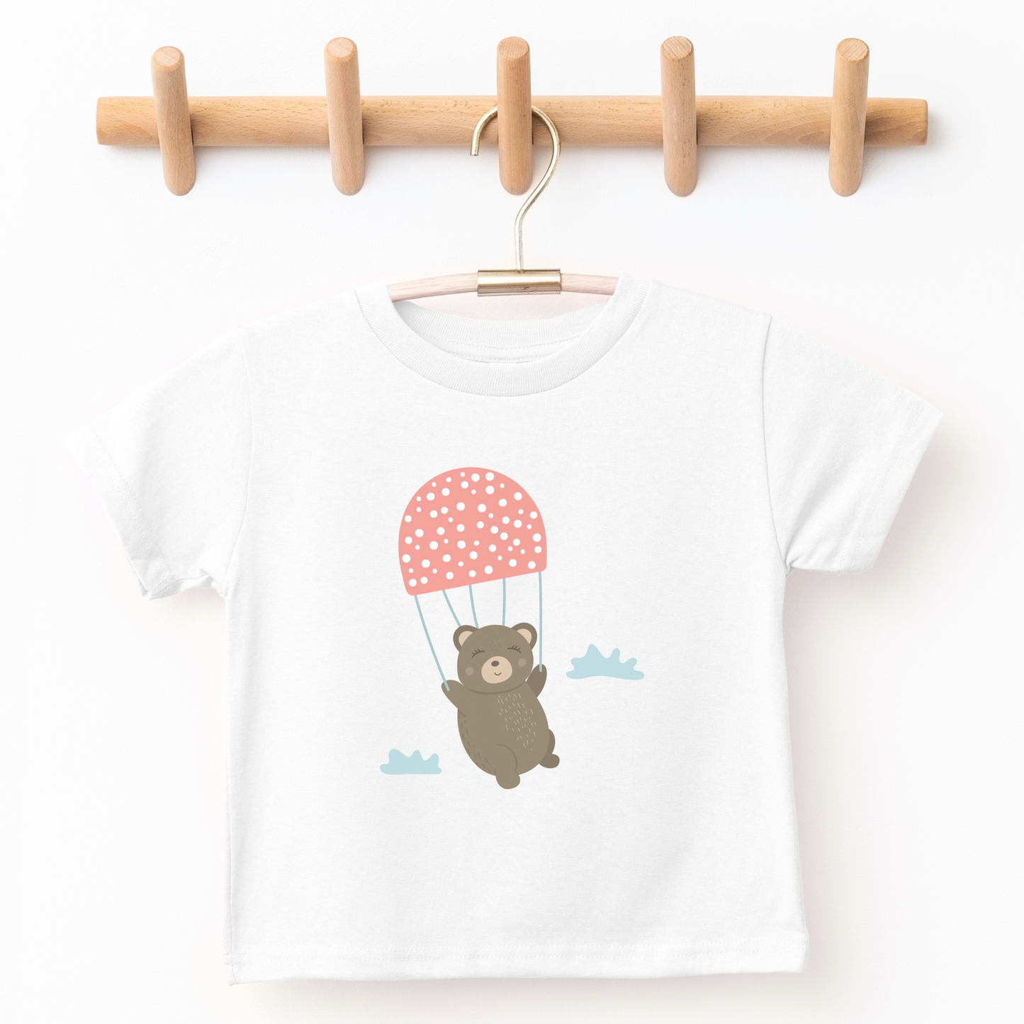 Baby bear and parachute kids' graphic tee Sizes 6m-5/6