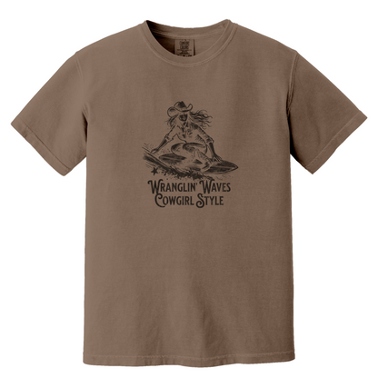 Ocean Inspired Coastal Cowgirl Comfort Colors T-Shirt Sizes S-3X