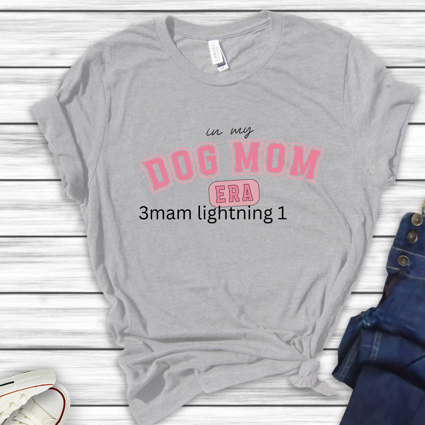 In My Dog Mom Era T-shirt--Sizes S-2XL