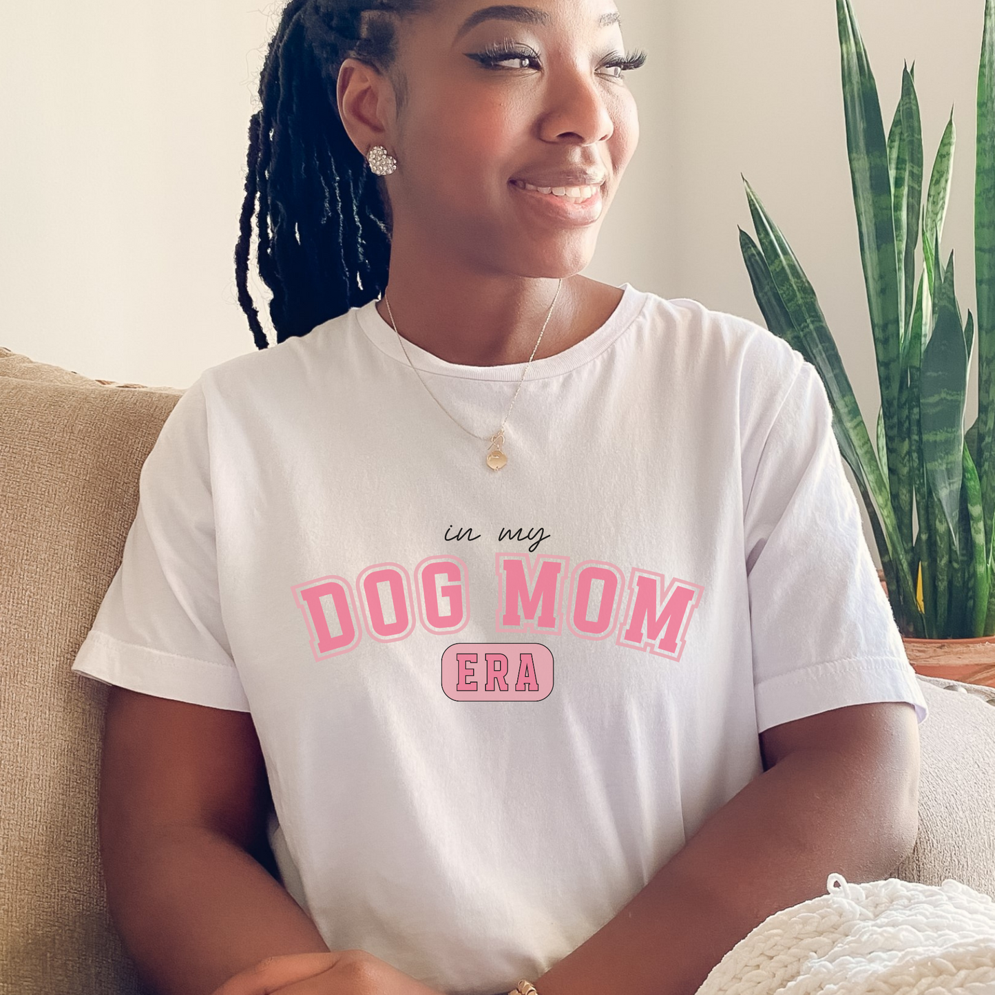 In My Dog Mom Era T-shirt--Sizes S-2XL