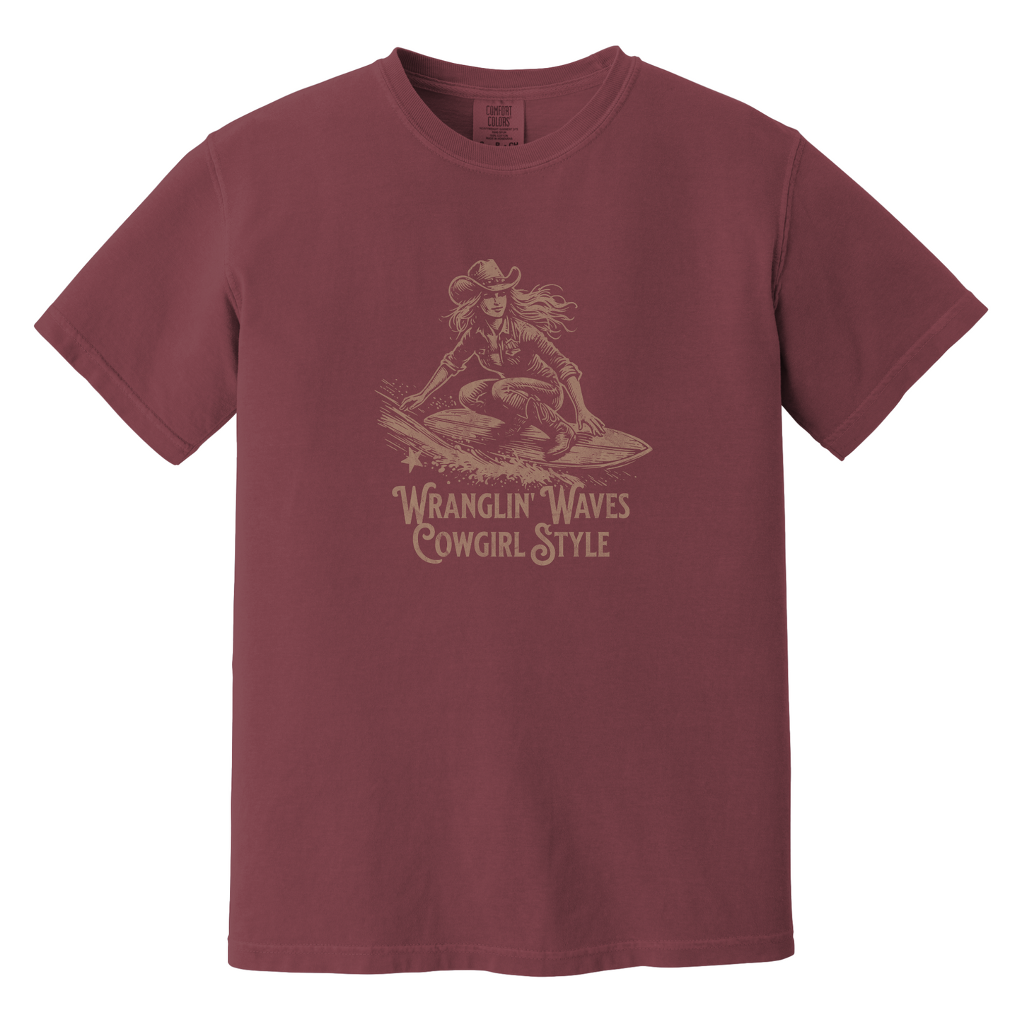 Ocean Inspired Coastal Cowgirl Comfort Colors T-Shirt Sizes S-3X