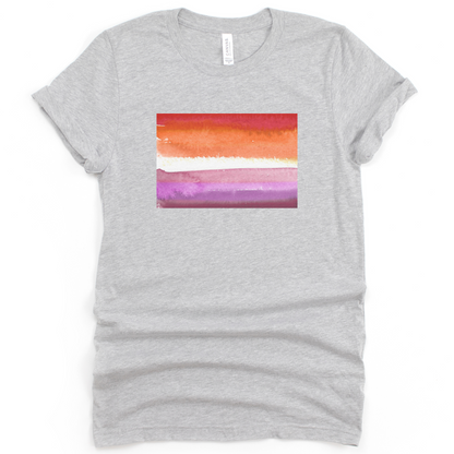 Lesbian Flag Women's Tee Sizes S-2XL