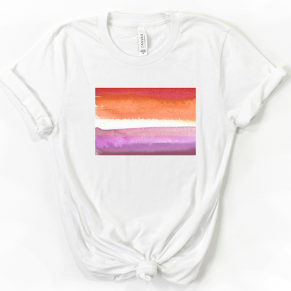 Lesbian Flag Women's Tee Sizes S-2XL