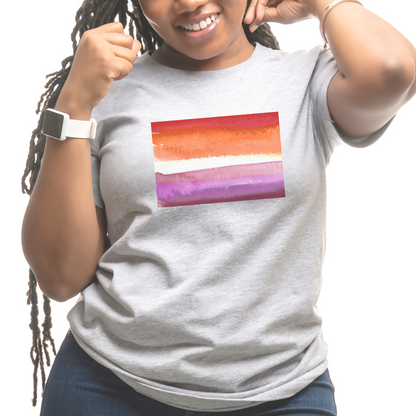 Lesbian Flag Women's Tee Sizes S-2XL