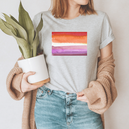 Lesbian Flag Women's Tee Sizes S-2XL