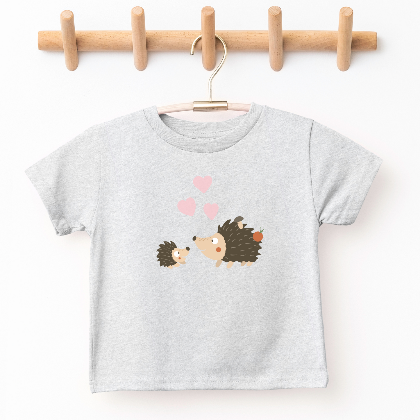 Mama & Baby Hedgehog kid's graphic tee Sizes 6m-5/6