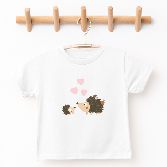 Mama & Baby Hedgehog kid's graphic tee Sizes 6m-5/6