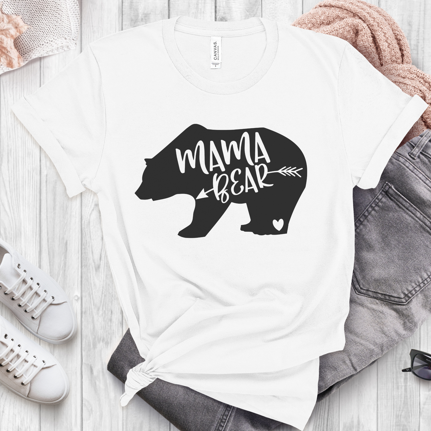 Mama Bear T-shirt  Sizes S-2XL