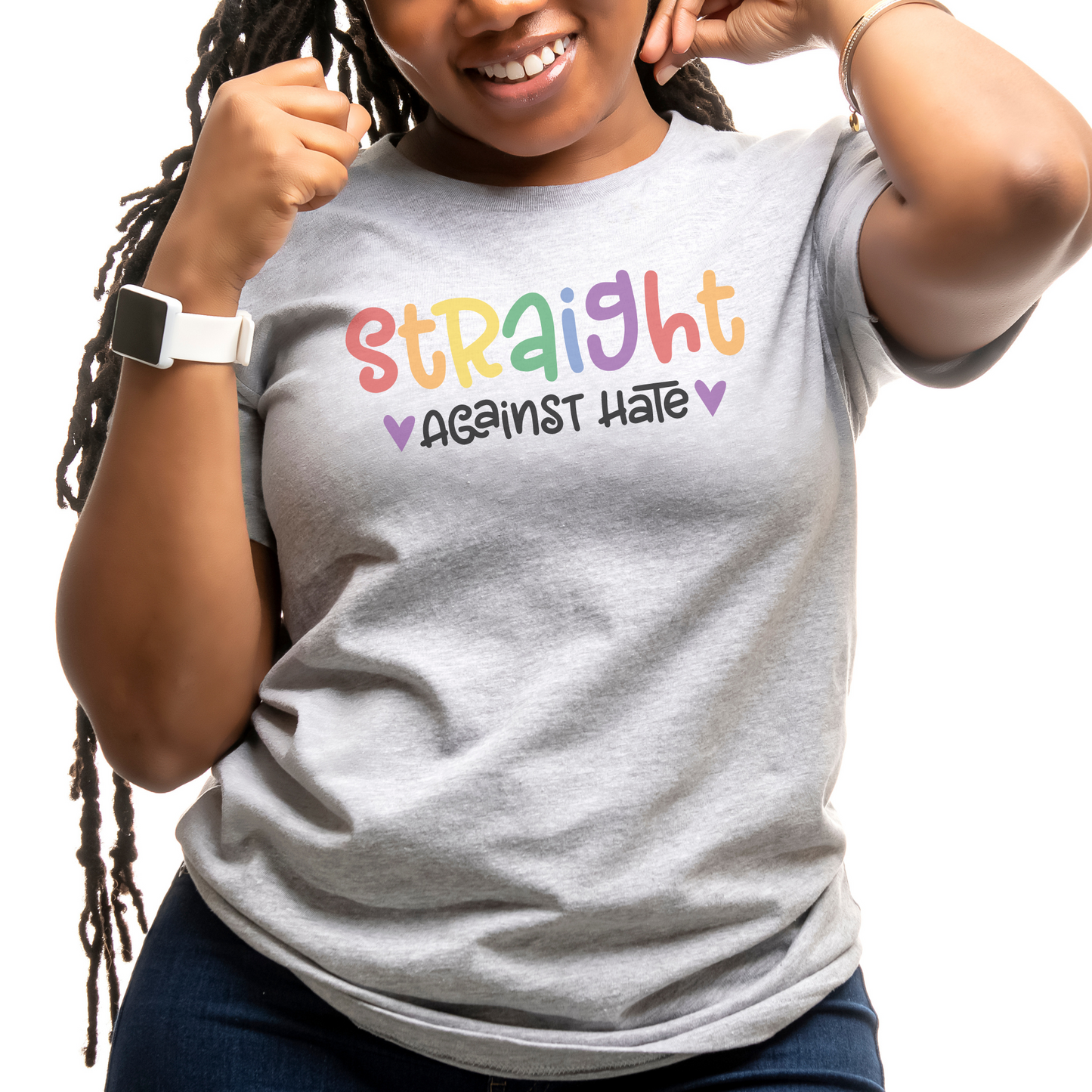 Straight Against Hate Women's Tee Sizes S-2XL