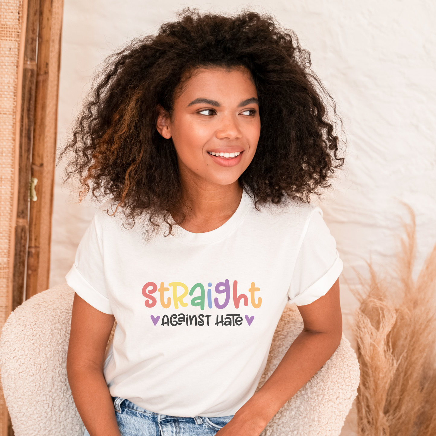 Straight Against Hate Women's Tee Sizes S-2XL